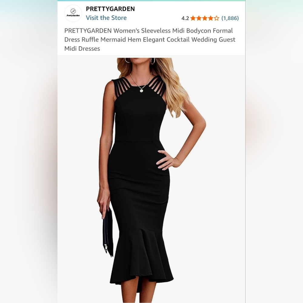 PrettyGardeb Bodycon Midi Dress